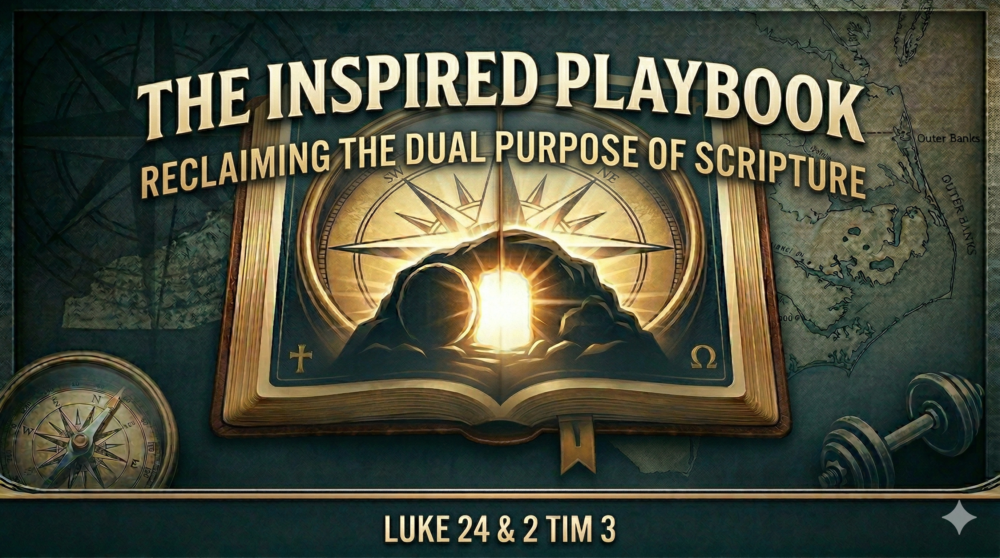 The Inspired Playbook:  Reclaiming the Dual Purpose of Scripture Image