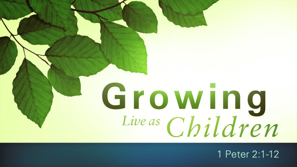 Live As Growing Children Image